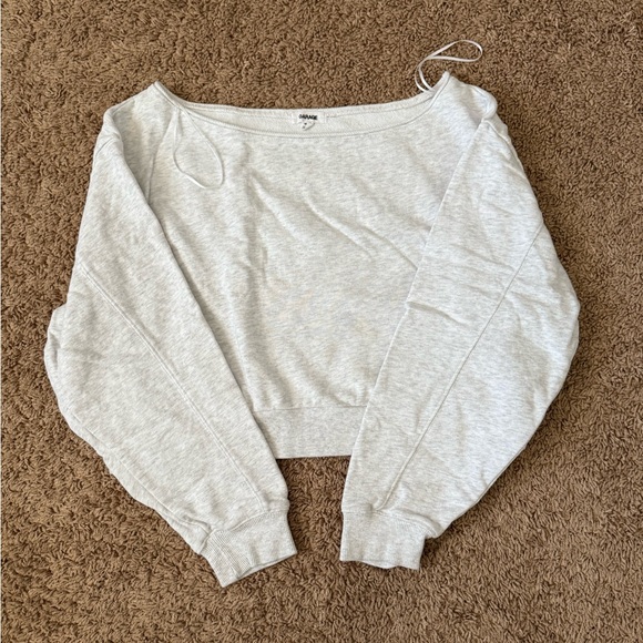 Garage Tops - Garage Cropped Crewneck Top